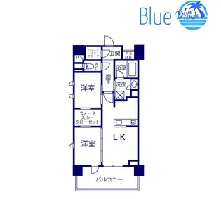 クリオラベルヴィ横濱サウス【9階】の間取り