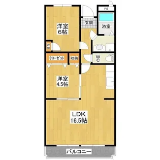 ルシール【2階】の間取り