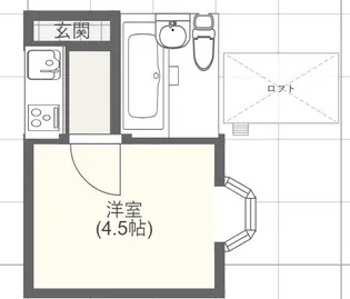 ヴィラ白峰【2階】の間取り