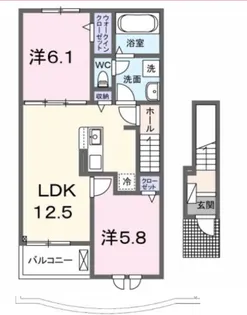 グラン ソレイユ【2階】の間取り