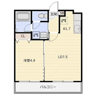DUAL.M&Y北39条【3階】の間取り