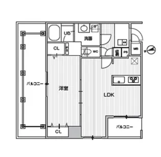 Weave Base OMORI【7階】の間取り