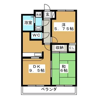 スーペリア稔台【2階】の間取り