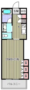 ラ・フォンテーヌ【2階】の間取り