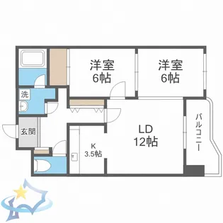 メゾンドブーケパーク【9階】の間取り