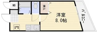 牛田本町 橋本ビル【2階】の間取り
