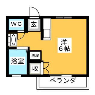 ハイムミヤコ【2階】の間取り
