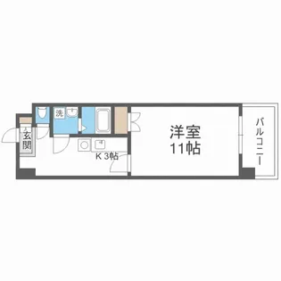 ING北大前 イング北大前【7階】の間取り