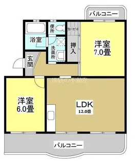 Eマンション【3階】の間取り