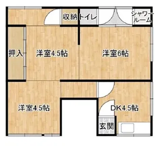 なつか清水と春の丘【1階】の間取り