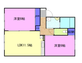 ソレアード A【2階】の間取り