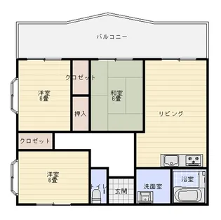 エスポワール壱番館【3階】の間取り