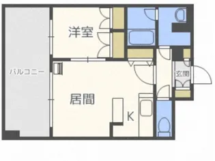レガーロ美術館通【6階】の間取り