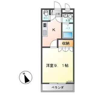グラン・ブルー(Le Grand Bleu)【1階】の間取り