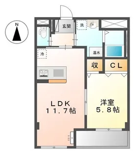 リヴィエーイル【2階】の間取り