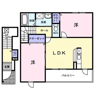 ブルーム ガーデン【2階】の間取り