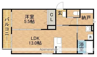 アグリューム ル セコン【3階】の間取り
