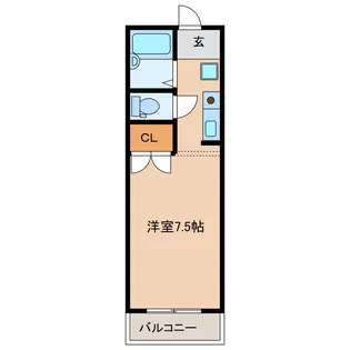 レジーナ海老塚【2階】の間取り