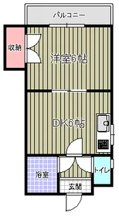 アールエーハイツII【3階】の間取り