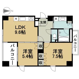 エステート西葛西【7階】の間取り