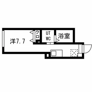 サンインキューブ池袋【2階】の間取り