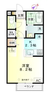 スプルース.シャンブル【2階】の間取り
