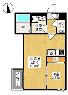 Grandtic ArkII【1階】の間取り
