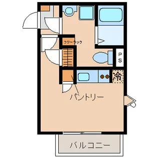 扇町ローズガーデン【2階】の間取り