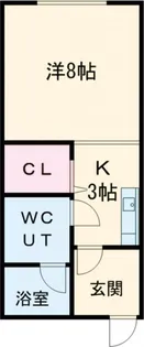 フリージア東郊B【2階】の間取り