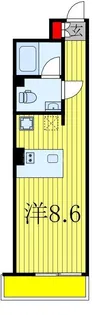 the trias kashiwa【3階】の間取り