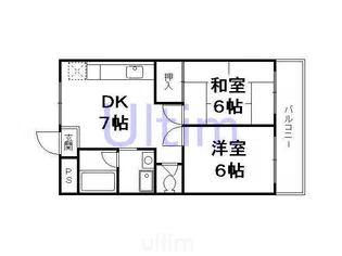 ローズハイム【3階】の間取り