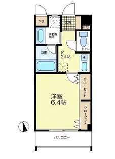クアイエット【1階】の間取り