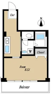 セントラル青山【6階】の間取り