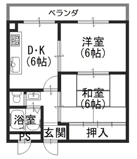 大谷ビル【4階】の間取り