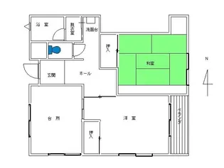 ラ・ベル・メゾン【2階】の間取り