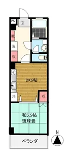 クーラムハイム【2階】の間取り