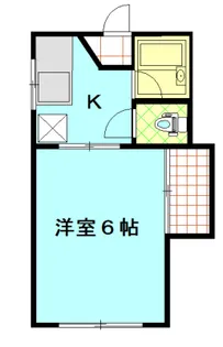 コーポLaki【2階】の間取り