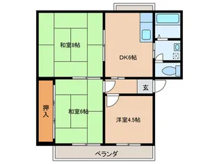 サンシャイン緑丘【5階】の間取り