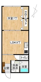 メゾン・オーク【1階】の間取り