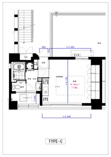 FLat北堀江【2階】の間取り