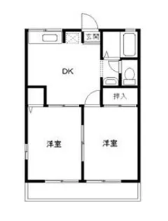 ハイムのぞみ【2階】の間取り