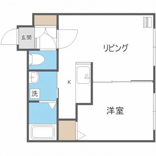 ブランノワール レサンテ514【2階】の間取り
