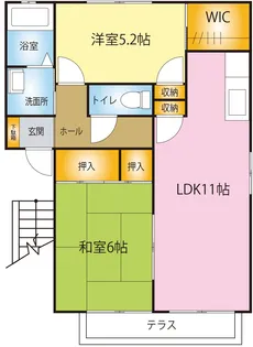 ベル・ヴィル B【1階】の間取り
