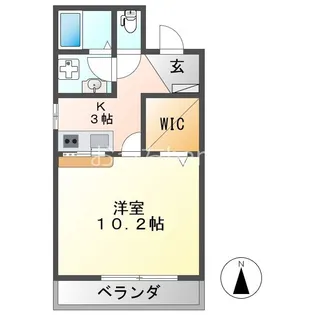 コーポM【3階】の間取り