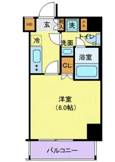 東京都八王子市南町【マンション】の間取り