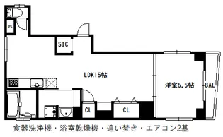 ハピネス【5階】の間取り