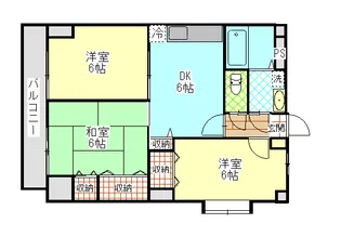 ロイヤルマンション柏II【3階】の間取り