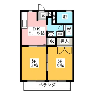 セフィラ丸山【2階】の間取り
