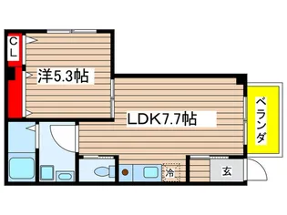 フォレストコート【1階】の間取り