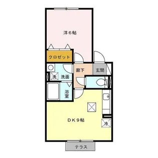 千葉県佐倉市西志津6【アパート】の間取り